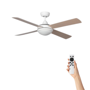 Ventilador de techo Marco con iluminación - Ø132cm - 6 velocidades - Control remoto - Blanco