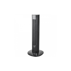 Ventilador de torre Vincenzo con control remoto - Temporizador digital - 3 velocidades - Negro